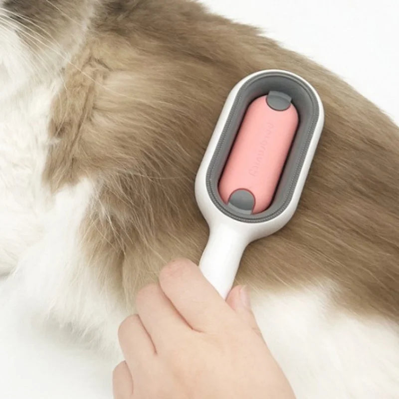 Pente de Silicone para Higiene Pet – Escova Removedora de Pelos para Gatos e Cães